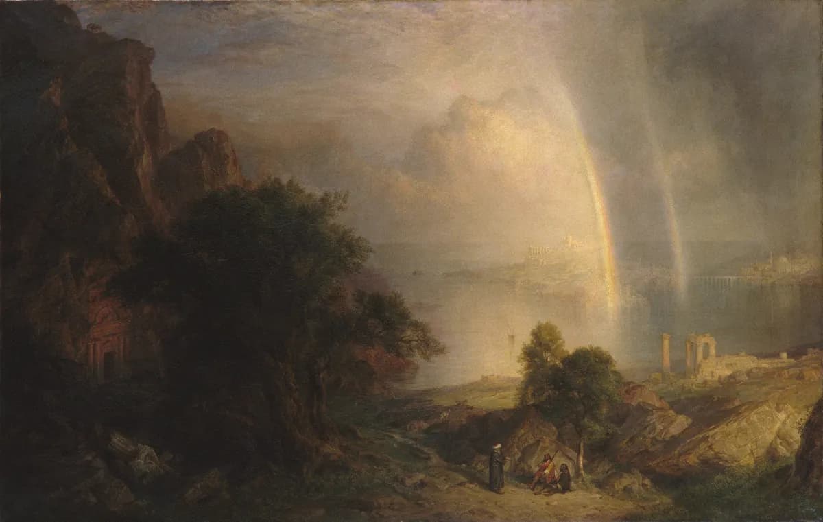 El mar Egeo, Frederic Edwin Church, h. 1877