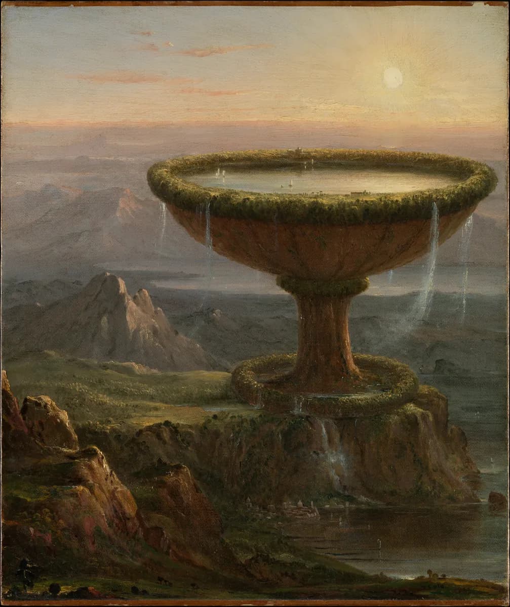 La copa del Titán, Thomas Cole, 1833