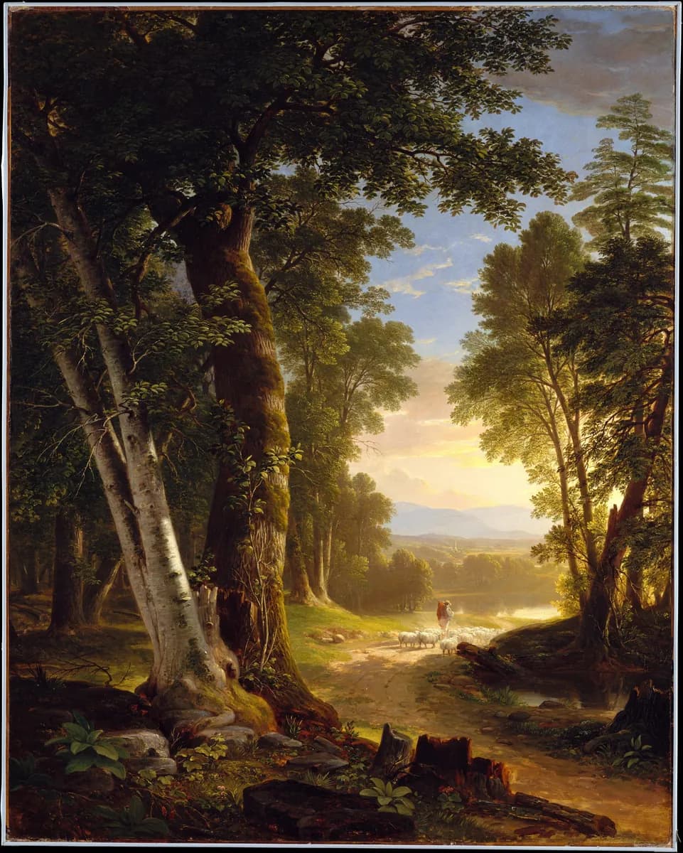 Las hayas, Asher Brown Durand, 1845