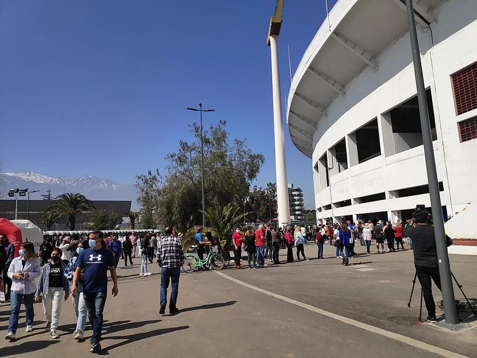 Votación en el Estadio Nacional, Plebiscito Nacional de Chile 2022