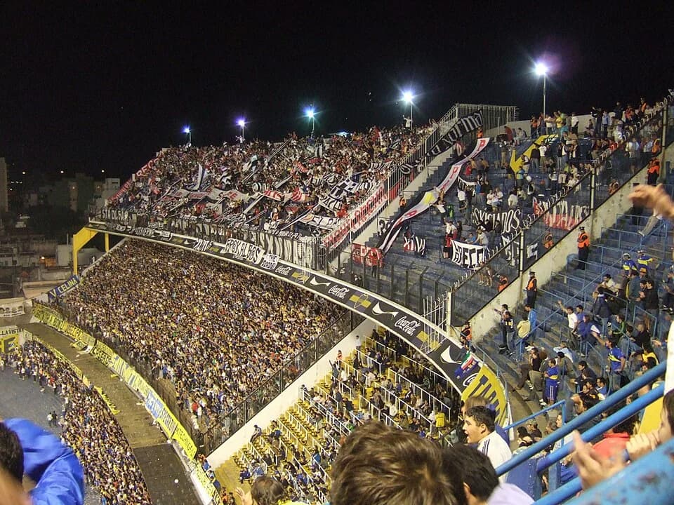 Hinchada Colo-Colo en Argentina