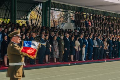 S.E. el Presidente de la República, José Antonio Kast, asiste a ceremonia de aniversario N°99 de Carabineros de Chile en la Escuela de Carabineros