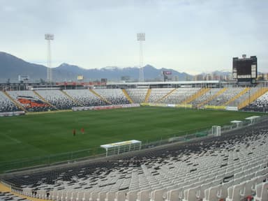 Estadio Monumental de Colo Colo en Santiago.