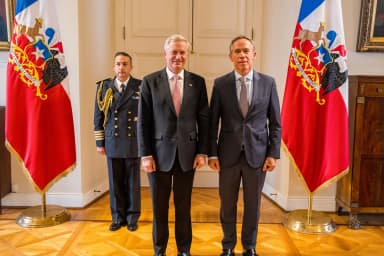 S.E. el Presidente de la República, José Antonio Kast, recibe a los presidentes del Senado y de la Cámara de Diputados