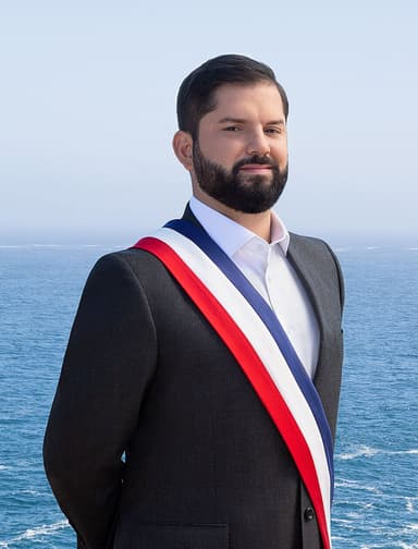 Retrato de Gabriel Boric